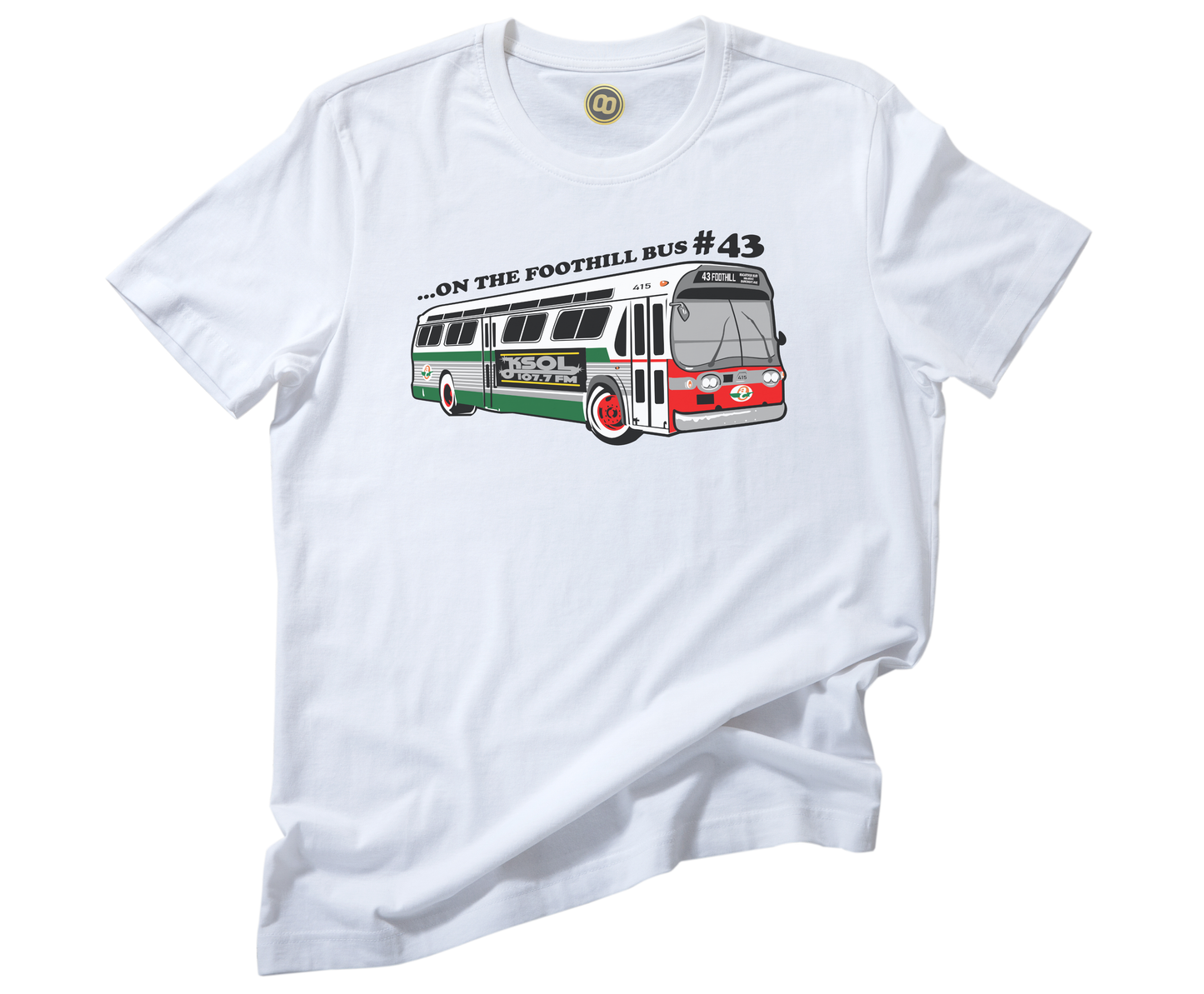 ...on the Foothill bus #43