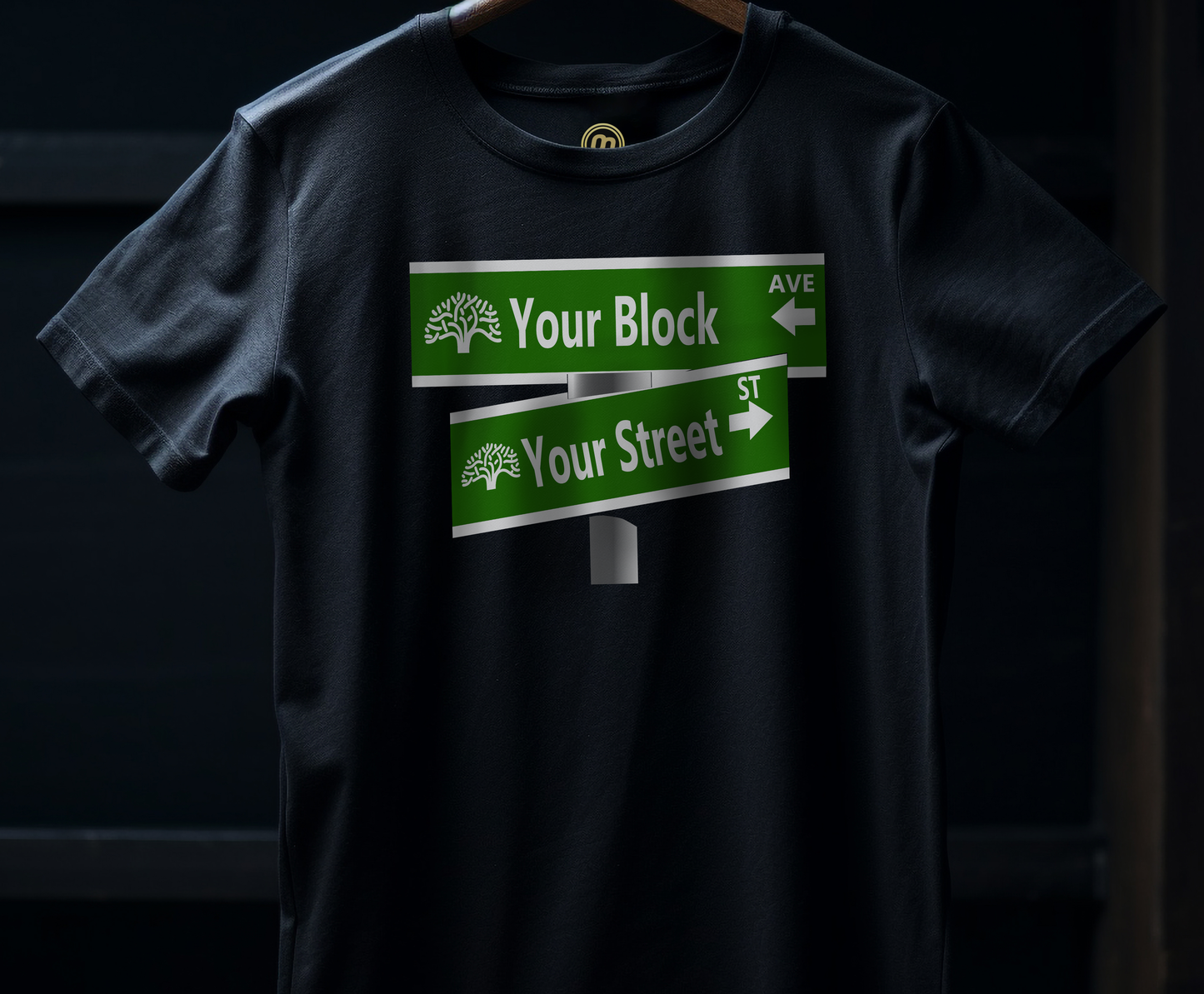 YOUR BLOCK STREET SIGN T