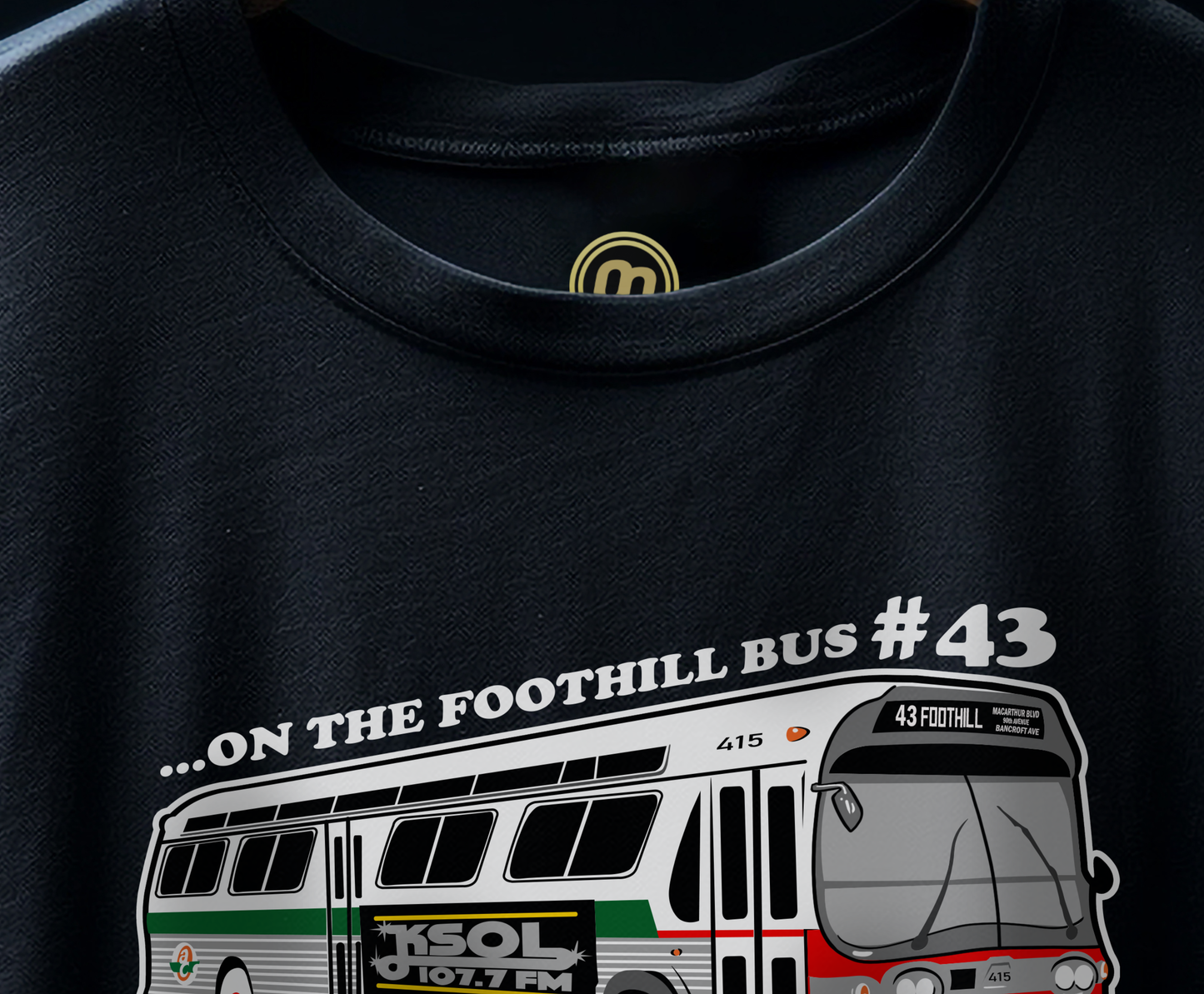 ...on the Foothill bus #43