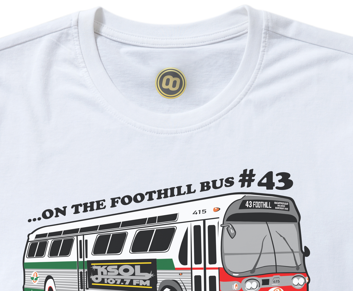 ...on the Foothill bus #43